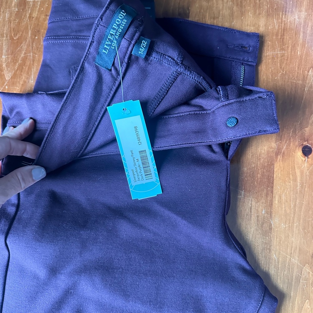 Women’s Dress pants , size 14 Liverpool brand color maroon